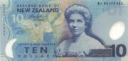 新西兰元2004年版10面值——正面