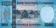 卢旺达法郎2004年版面值1000 Francs——正面