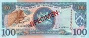 特立尼达多巴哥元2002年版100 Dollars面值——正面