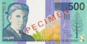 比利时法郎1998年版500法郎