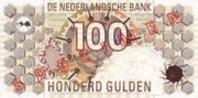荷兰盾1992年版100盾——正面