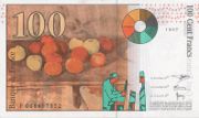 法国法郎1997年版100法郎——反面
