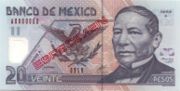 墨西哥比索2001年版50面值——正面