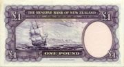 新西兰元-1967年版1磅面值——反面