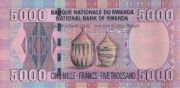 卢旺达法郎2004年版面值5000 Francs——反面