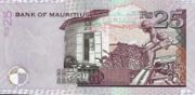 毛里求斯卢比2003年版25 Rupees面值——反面