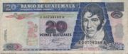 危地马拉格查尔1999年版面值20 Quetzales——正面